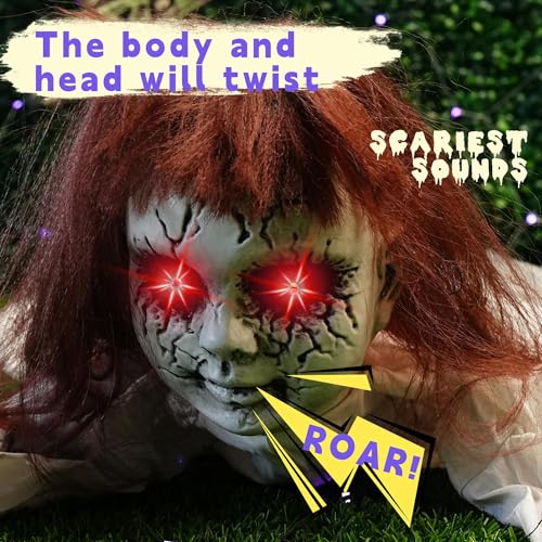 Halloween Scary Doll Groundbreaker Decorations Outdoor Animatronics (Zombie)