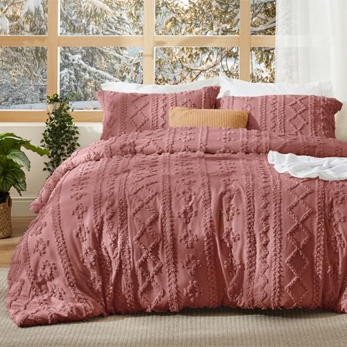 Tufted Boho Comforter Set King Size