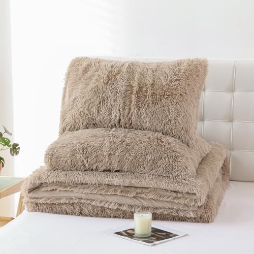 Fluffy King Size Comforter Set