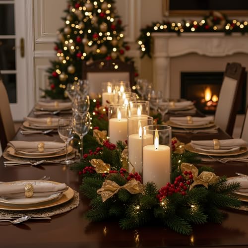 Pure White Acrylic Flameless Candles (9 Count)
