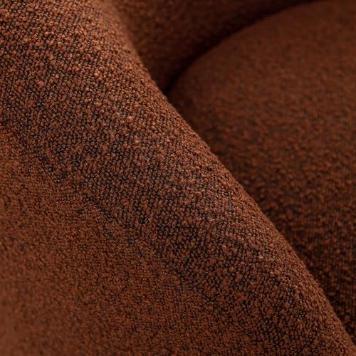 34" W No Assembly Boucle Swivel Barrel Chairs Set of 2 (2 Count)