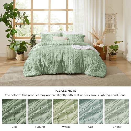 Tufted Boho Comforter Set King Size