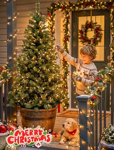 Clear Christmas Lights Outdoor Indoor (50 Count)