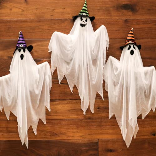 26" Hanging Ghosts Halloween Animatronic (26" Hanging Ghosts)