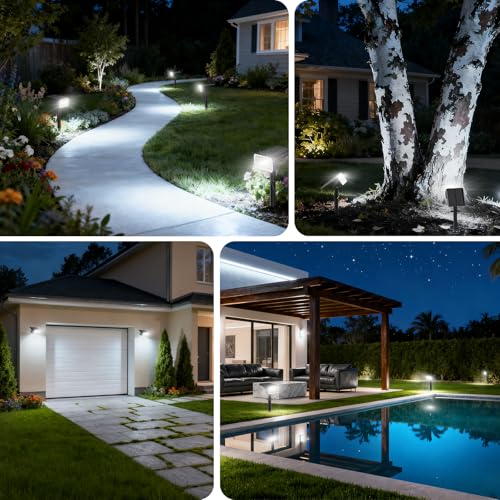 Solar Spot Lights Outdoor (8 Count)