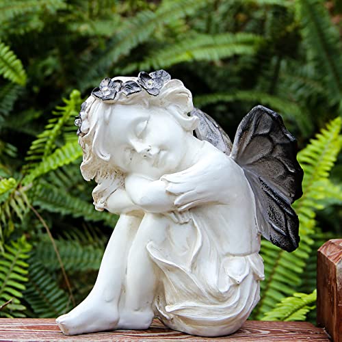 Solar Angel Statue Garden Decor