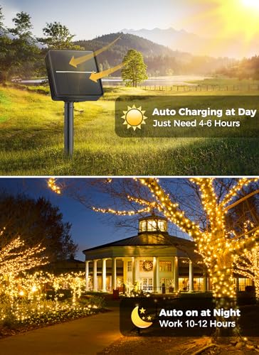 Solar String Lights Outdoor Waterproof (40 Foot)