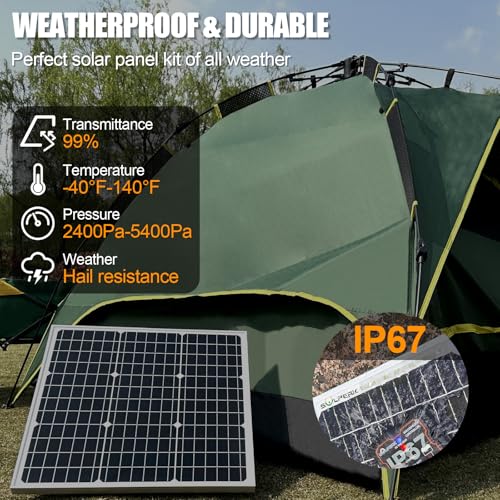 Solar Panel Kit 50W 12V