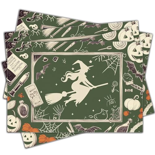 Halloween Bat Placemats Set of 4 (4 Count)