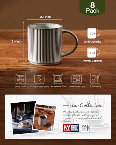 Coffee Mug Set of 8 (72 Count)
