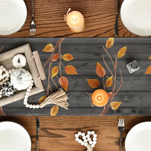 210 GSM Fall Table Runner Home Party Decor 13x108 Inch
