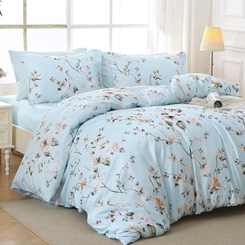 Ceiba Blue Bed in a Bag Queen 7 Pieces