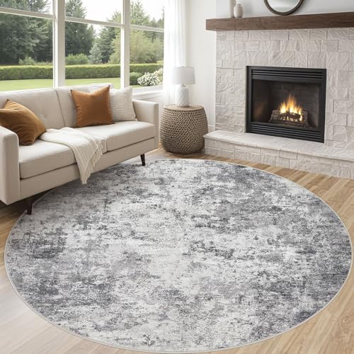 8ft Round Area Rug Living Room Rugs