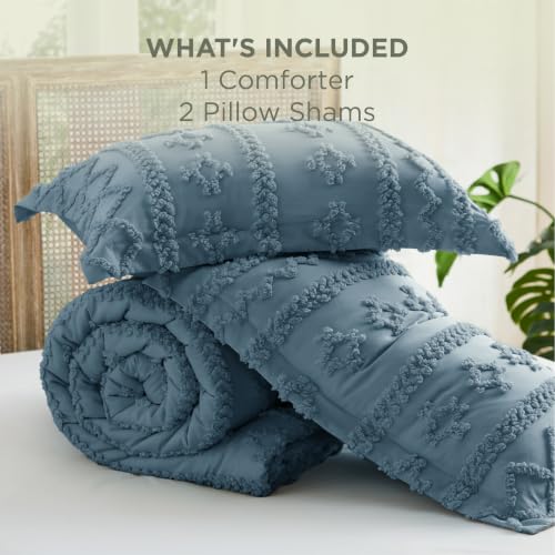 Tufted Boho Comforter Set King Size