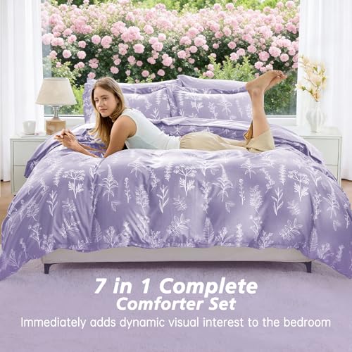 Lavender Twin Comforter Set