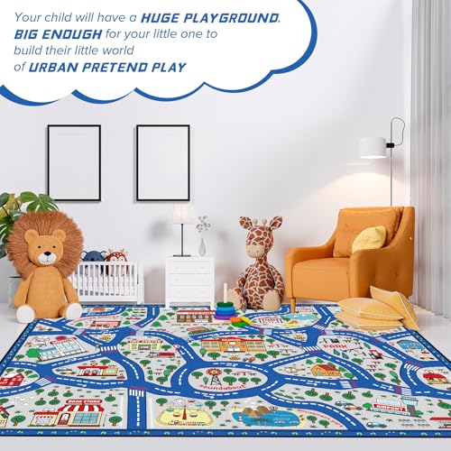Kids Playmat Rug 6x9 ft