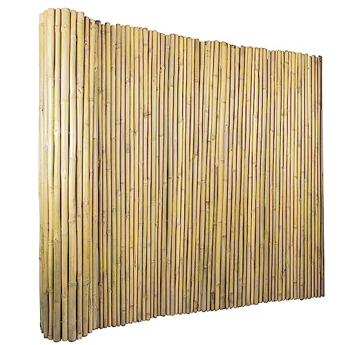 4Ft High x 8 Ft Long x 0.7In D Bamboo Fencing (32 Sq Ft)