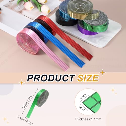5x5mm Self Adhesive Mirrors Mosaic Tiles (8000 unidad)