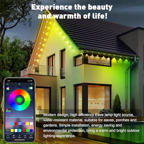 150FT Permanent Outdoor Lights for House