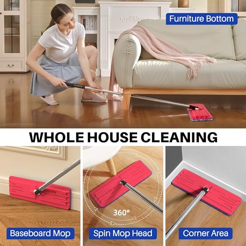 Replacement Mop Pads for Flat Mop Bucket System (4 Count)