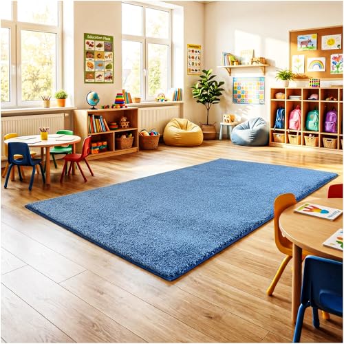 Soft & Colorful 6' x 8' Kids Classroom Area Rug