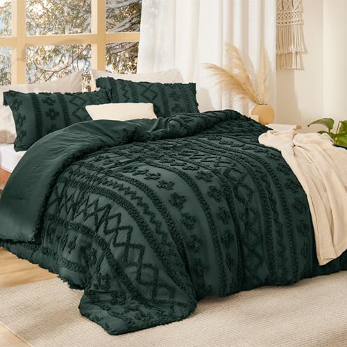 Tufted Boho Comforter Set King Size