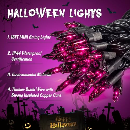 Halloween Purple Lights (50 Count)