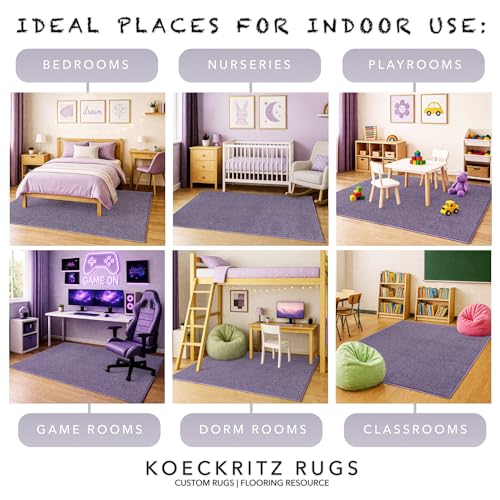 Soft & Colorful 12' x 15' Kids Classroom Area Rug