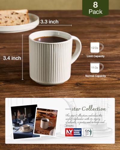 Coffee Mug Set of 8 (96 Count)
