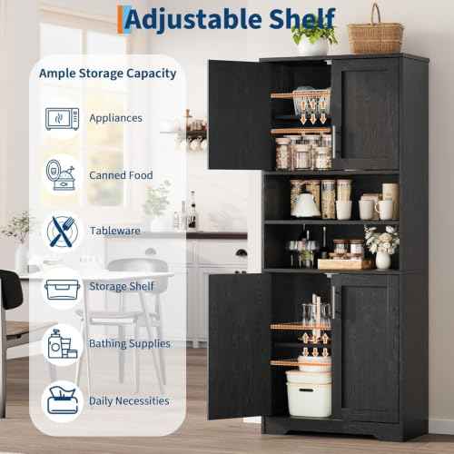 72'' Tall Kitchen Pantry Cabinet
