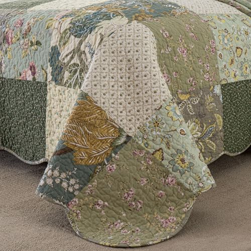 Oversized Queen Quilt Set Patchwork Bedspread