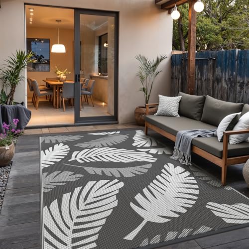 Outdoor Rug Waterproof Plastic Rugs for Patio (54 Sq Ft)