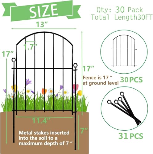 Decorative Garden Fence (17 Sq Ft)