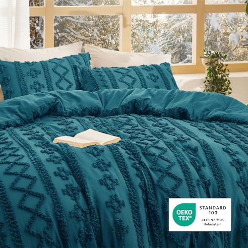 Tufted Boho Comforter Set King Size