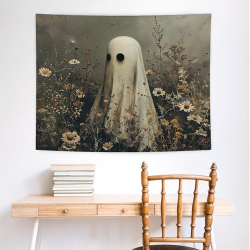 WHCHJ Halloween Ghost Tapestry