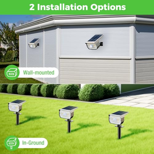 Solar Lights Outdoor Waterproof (2 Count)