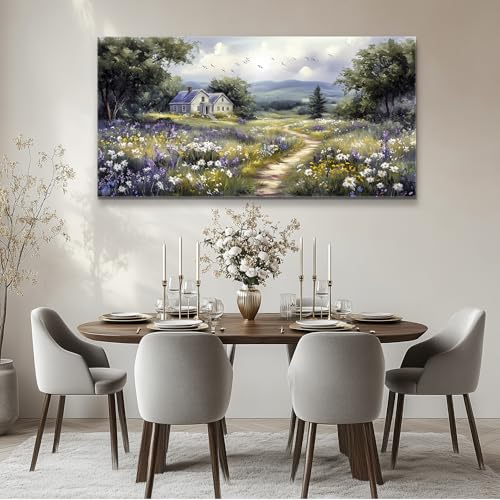 Canvas Wall Art For Living Room Wall Decor For Bedroom Office Wall Decoration Garden Painting Artwork Room Aesthetic Home Decor 20x40 In