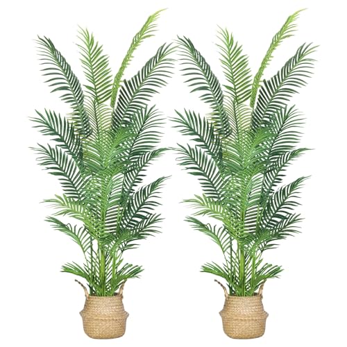 6FT 2Packs Artificial Palm Tree (2 Count)