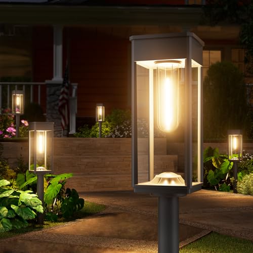 8 Pack Bright Solar Pathway Lights Outdoor (8 Count)