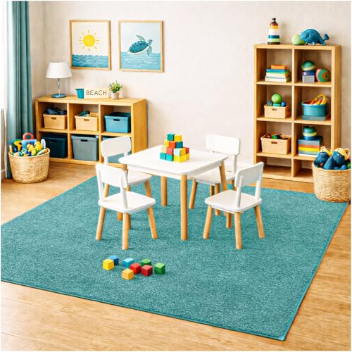 Soft & Colorful 12' x 15' Kids Classroom Area Rug