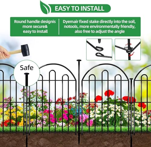 10 Pack Decorative Garden Fence (10 Count)