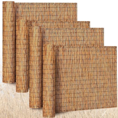 4 Pcs 4 x 16.4 ft Reed Fence Roller (4 Count)