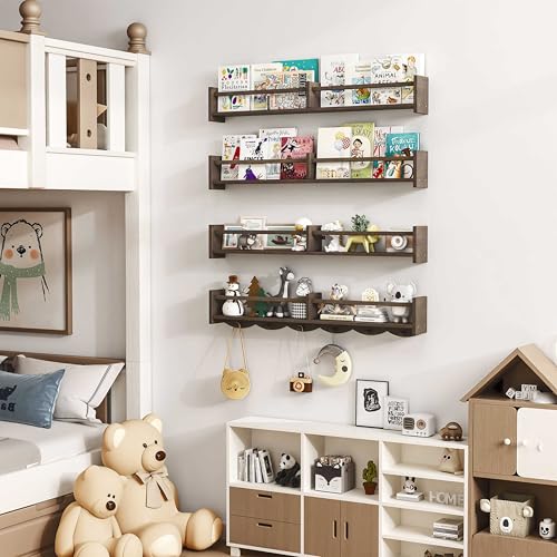 34Inch Nursery Bookshelves (4 Count)