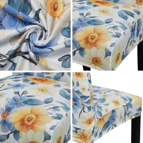 Pattern Chair Covers for Dining Room Set of 4