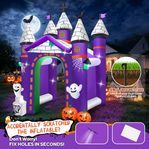 12FT Halloween Inflatables Archway Haunted House Castle