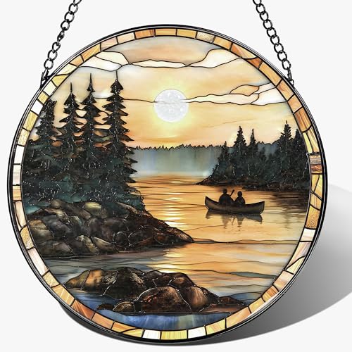 8 Inch Stained Glass Ornament
