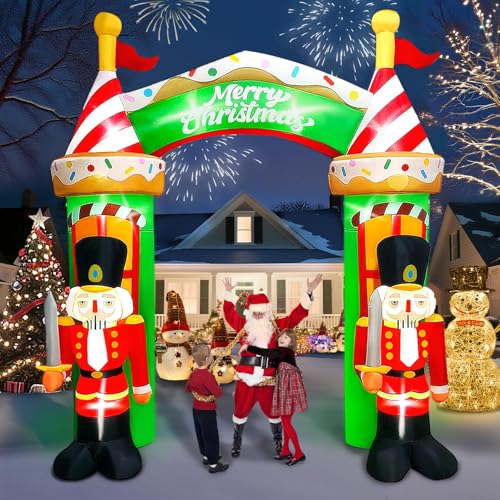 9FT Christmas Inflatable Archway