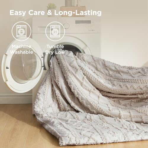 Tufted Boho Comforter Set Full Size