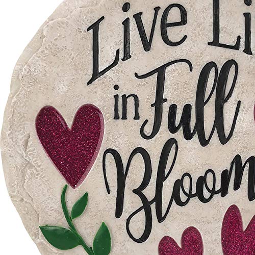 Garden Décor Life in Full Bloom Stepping Stone