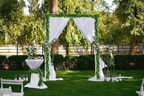 4Pc Artificial Boston Ferns Garland 5.8Ft Green Fake Greenery Vines (23.2 Foot)